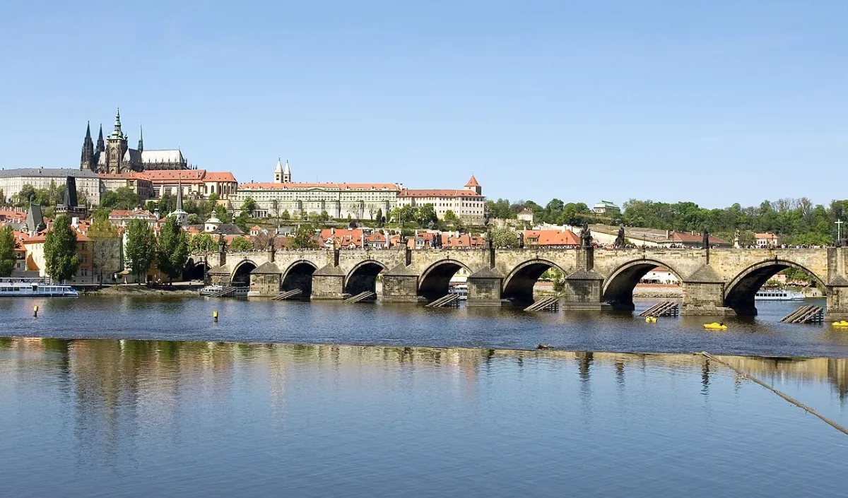 Rail travel and destination illustration for Prague by train: Global Pass travel guide