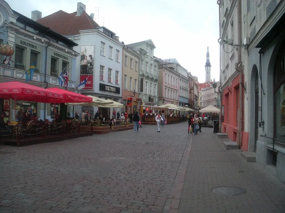 Photograph of Tallinn, a destination on a European rail journey