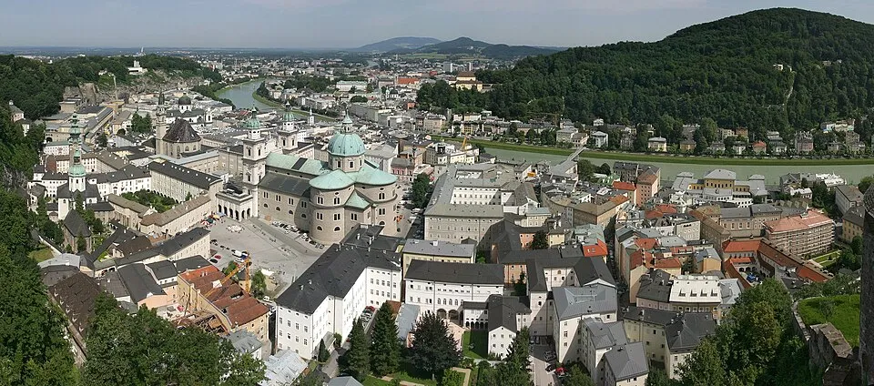 Photograph of Salzburg, a destination on a European rail journey