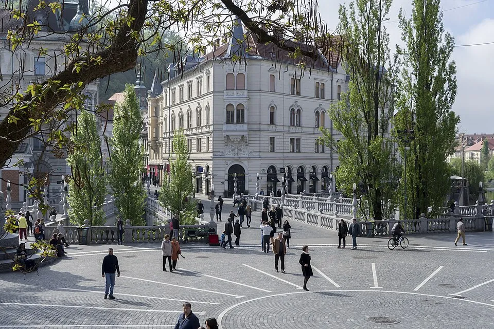 Photograph of Ljubljana, a destination on a European rail journey