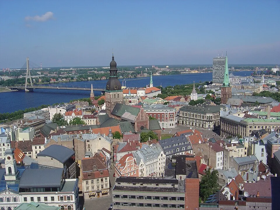 Photograph of Riga, a destination on a European rail journey