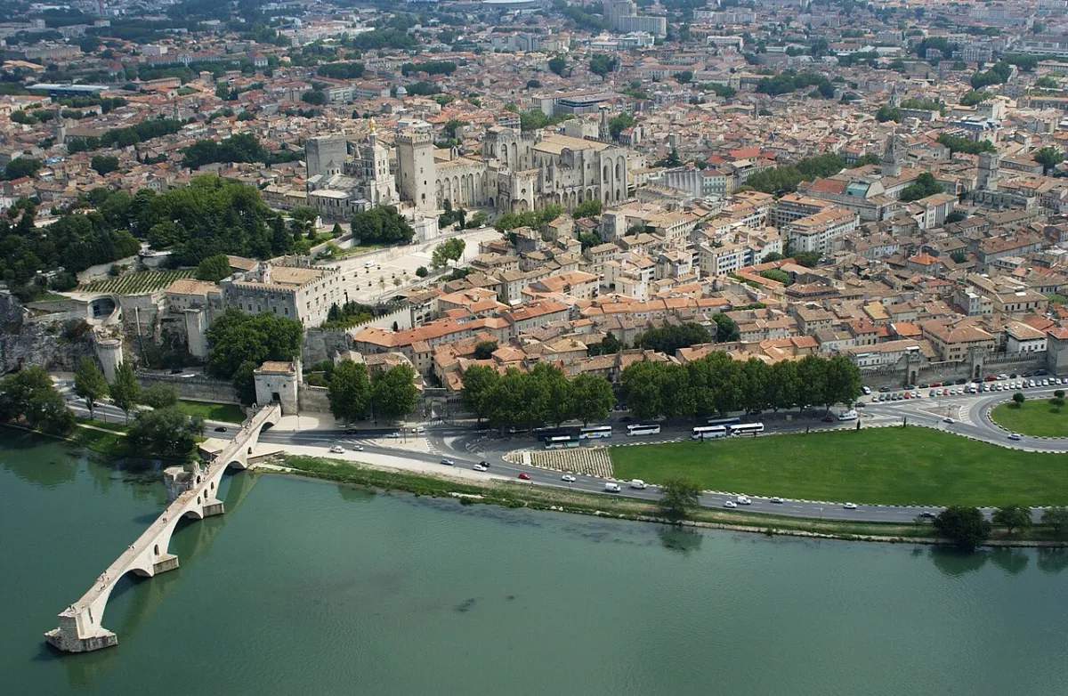 Photograph of Avignon, a destination on a European rail journey