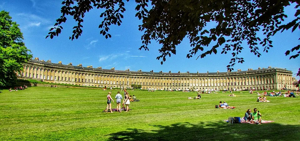 Photograph of Bath, a destination on a European rail journey
