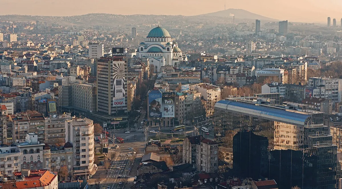 Photograph of Belgrade, a destination on a European rail journey