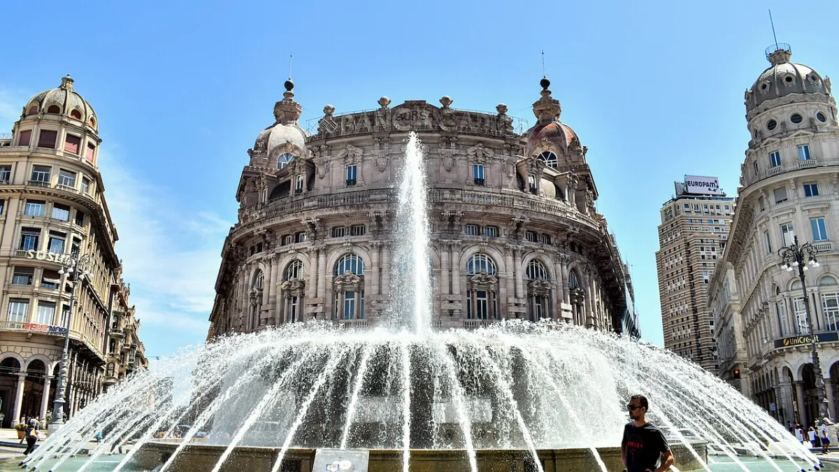 Photograph of Genoa, a destination on a European rail journey