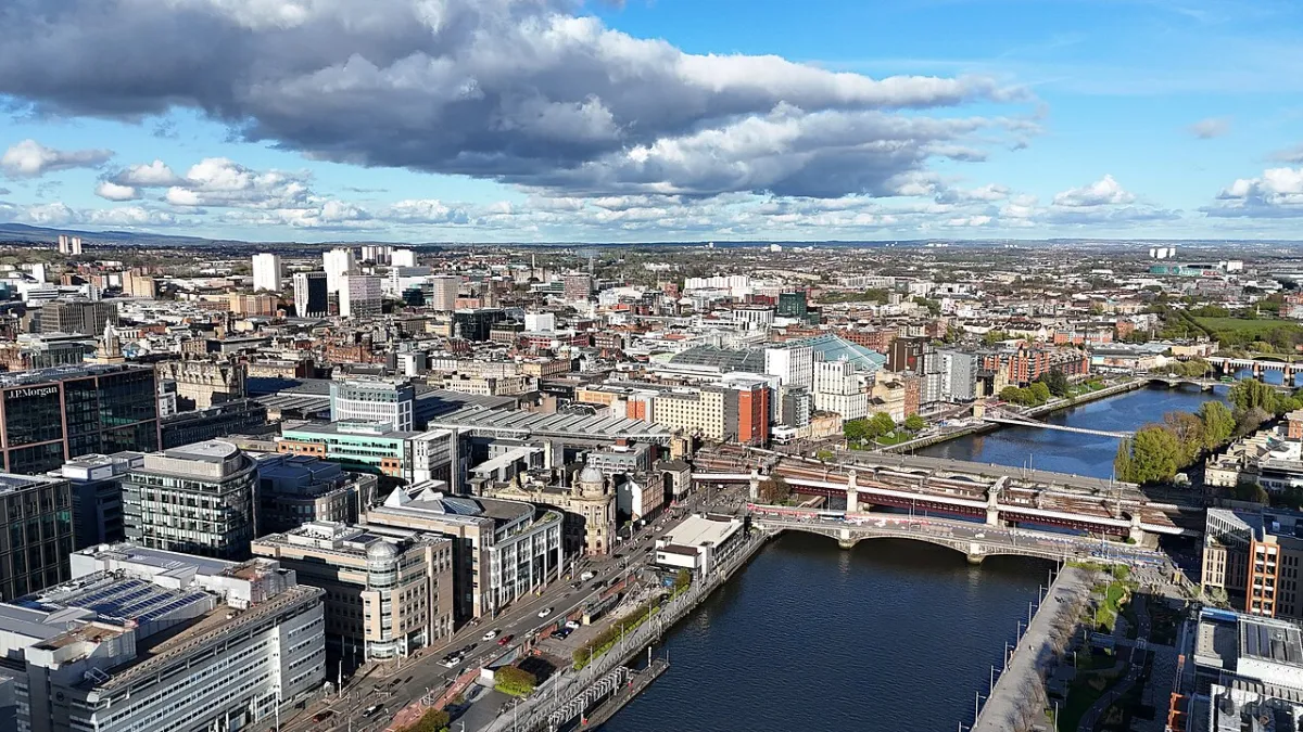 Photograph of Glasgow, a destination on a European rail journey