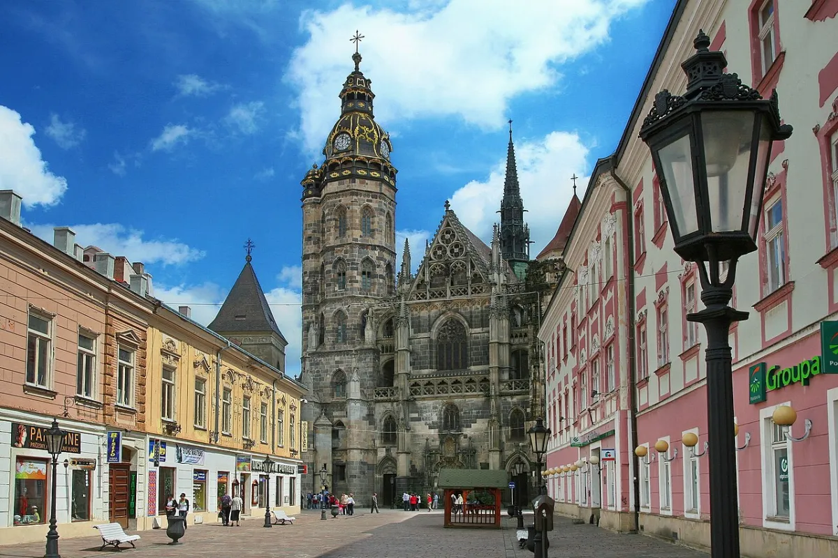 Photograph of Ko&scaron;ice, a destination on a European rail journey