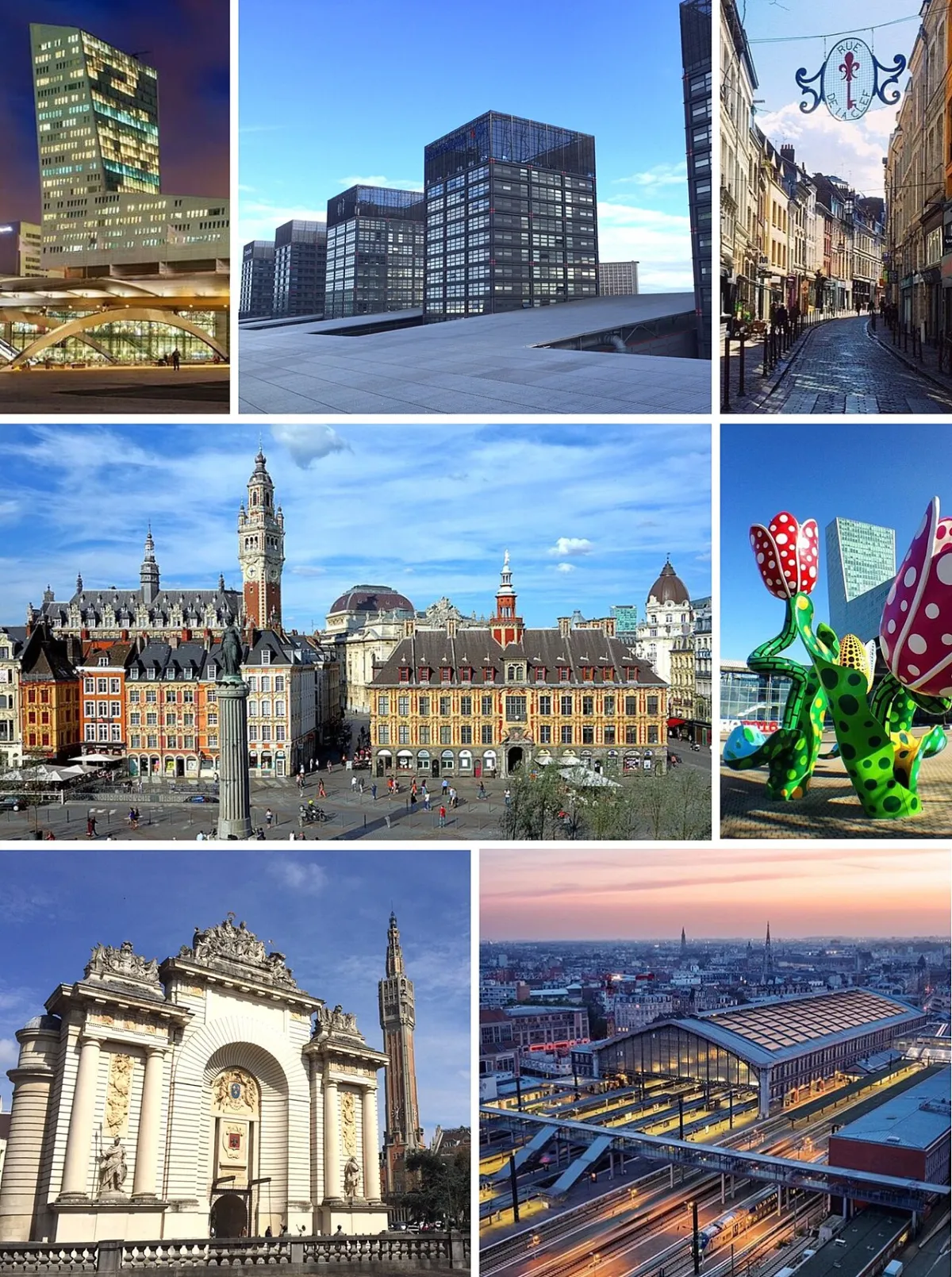 Photograph of Lille, a destination on a European rail journey