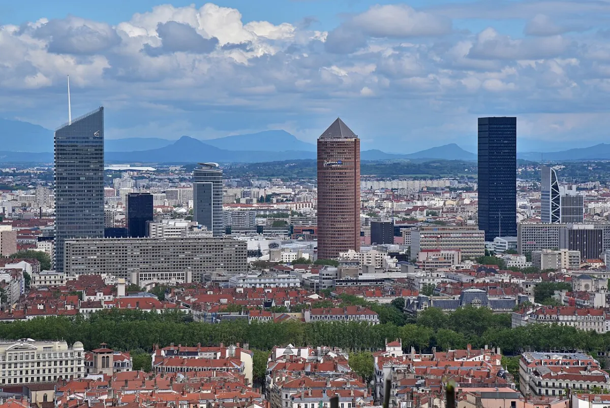Photograph of Lyon, a destination on a European rail journey