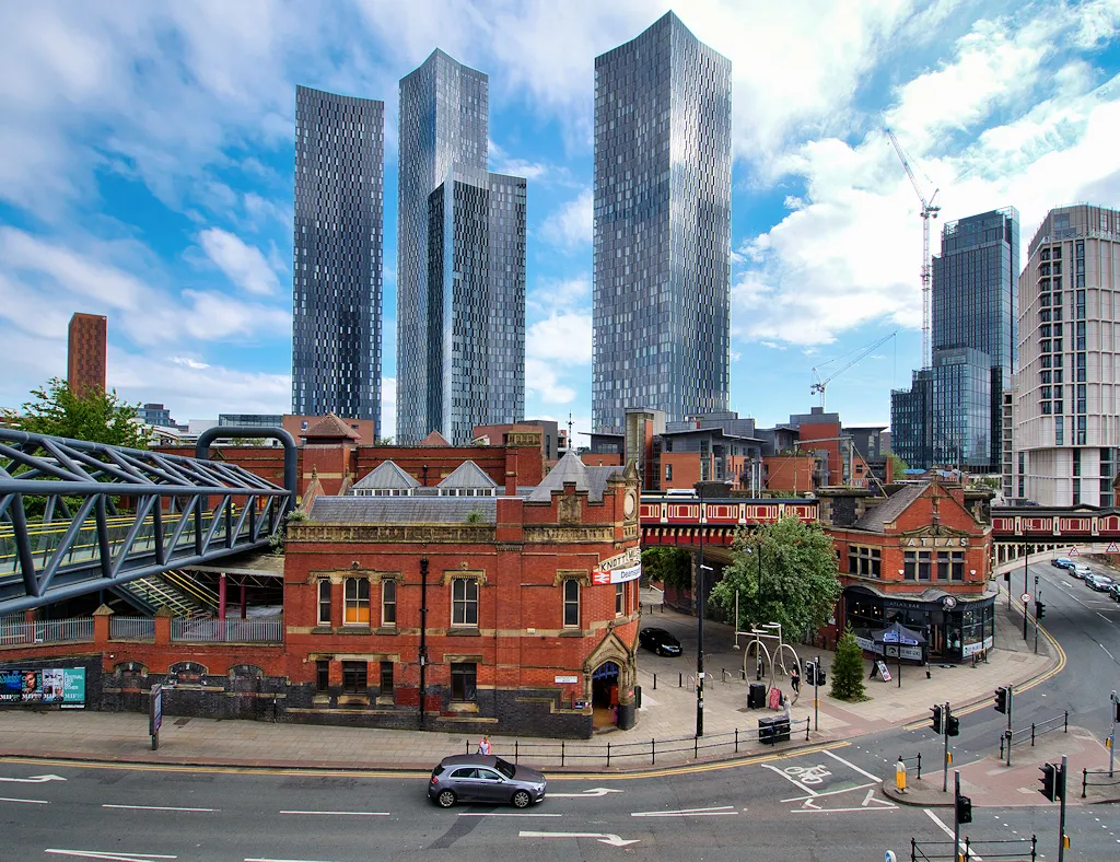 Photograph of Manchester, a destination on a European rail journey