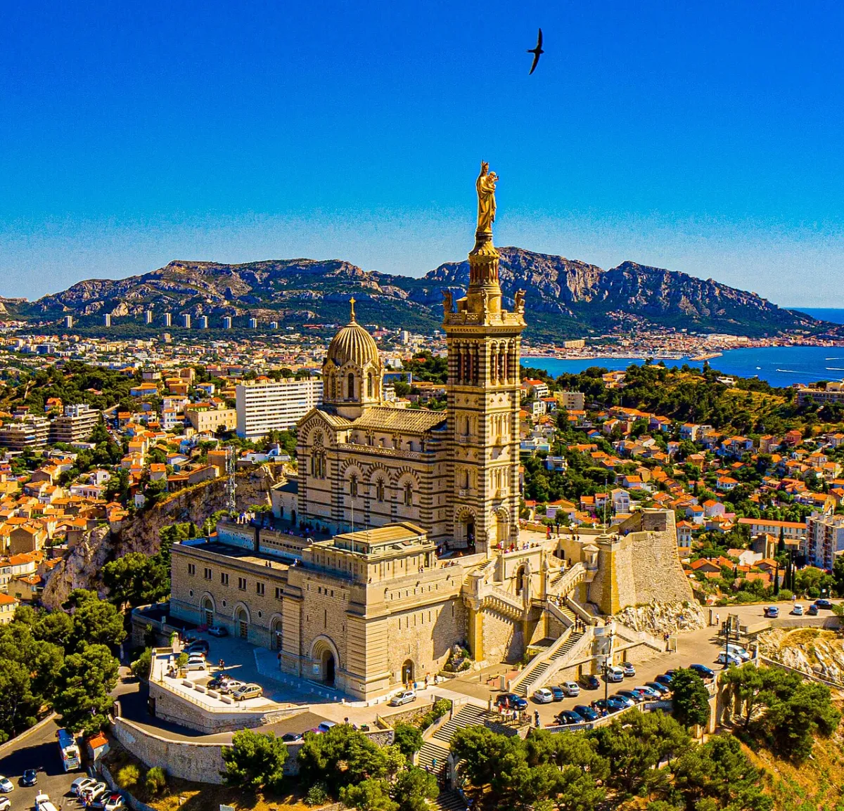 Photograph of Marseille, a destination on a European rail journey