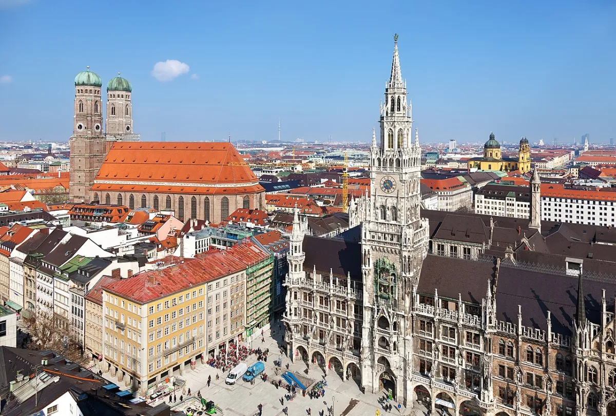 Photograph of Munich, a destination on a European rail journey