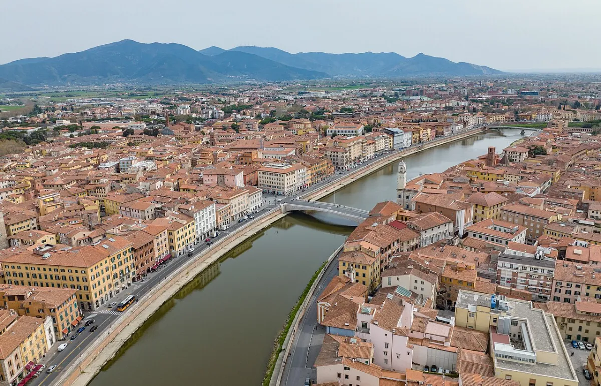 Photograph of Pisa, a destination on a European rail journey