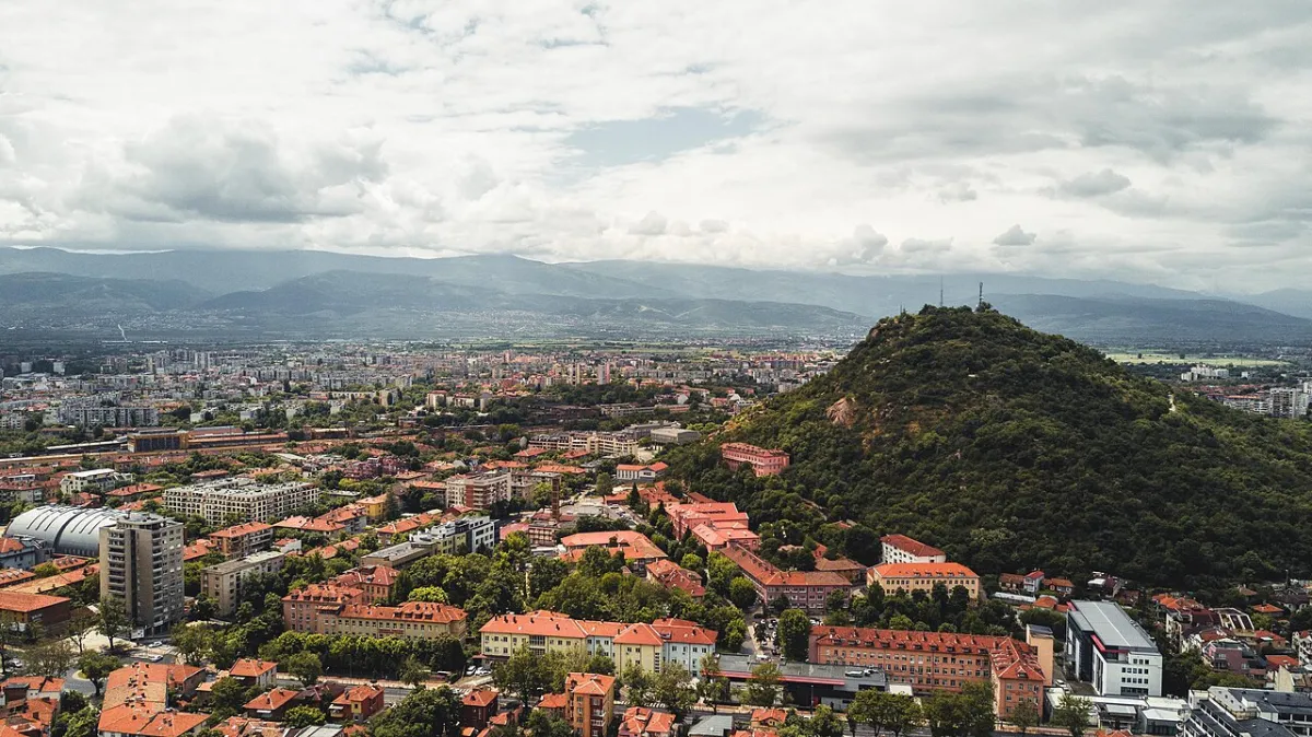 Photograph of Plovdiv, a destination on a European rail journey