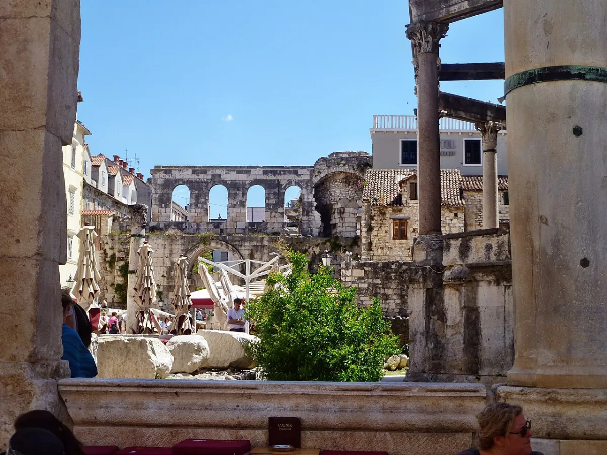 Photograph of Split, a destination on a European rail journey