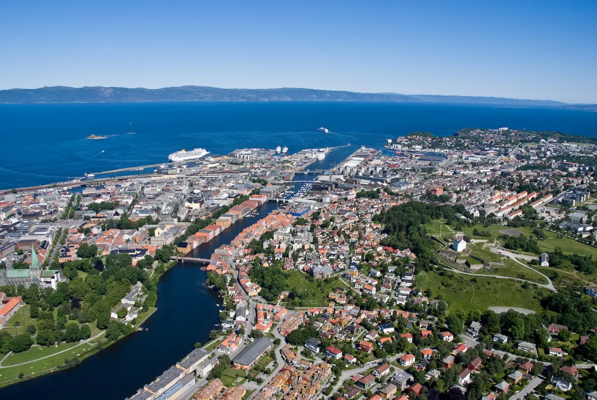 Photograph of Trondheim, a destination on a European rail journey